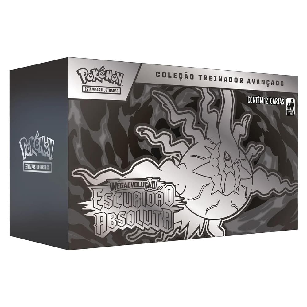 Box Pokemon Treinador Avançado Megaevolução Escuridão Absoluta 121 Cartas