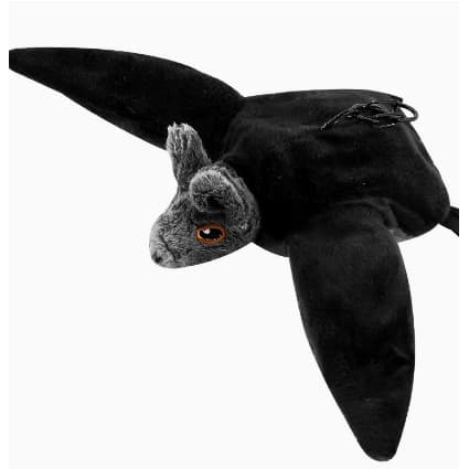 Brinquedo De Cachorro Morcego Voador , Gato De Ativado Por Movimento Com Asas Realistas E Sons De Chilrear Halloween Con