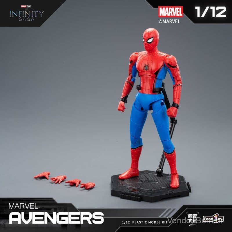 Brinquedos de Montagem de Blocos de Construção do Homem-Aranha de Ferro Original de 15cm
