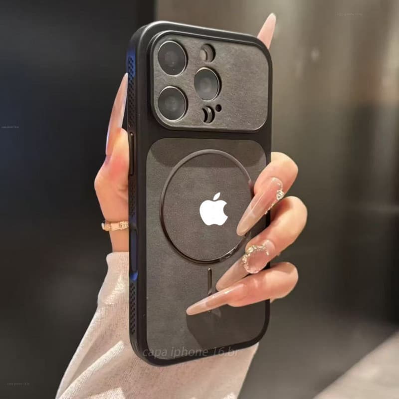 Nova Capa Magnética De Resfriamento Com Acabamento Fosco , Adequada Para iPhone 17 , 16 , 15 , 14 E 13 Pro Max