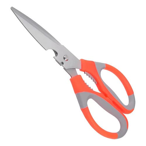 Tesoura De Cozinha Multifunção De Aço Inoxidável Preta 23cm
