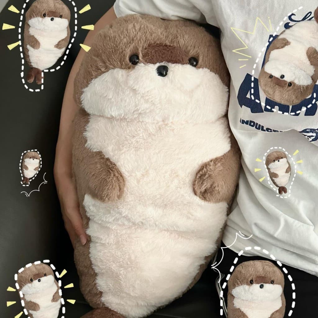 Pelúcia de foca, almofada de criatura marinha, boneca almofada para dormir, presente.
