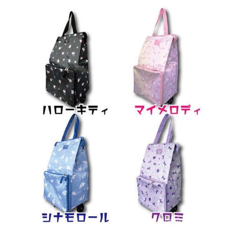Sacola de compras dobrável e portátil com rodas, feita de tecido Oxford impermeável estilo japonês com isolamento de fol