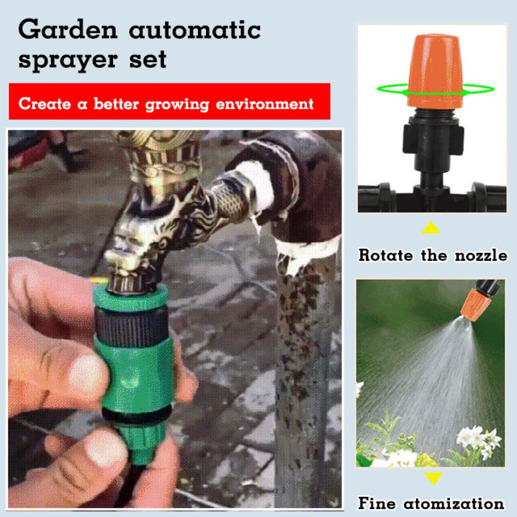 [Resfriamento por Gotejamento] Small Red Hat Drip Head Set for Agricultural Irrigation/Irrigação/Jardinagem/Kit de Pulve