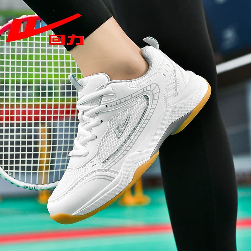 [Seleção] Tênis de Badminton Warrior para Jovens, Tênis de Treinamento Masculinos e Femininos, Antiderrapantes, Amortece