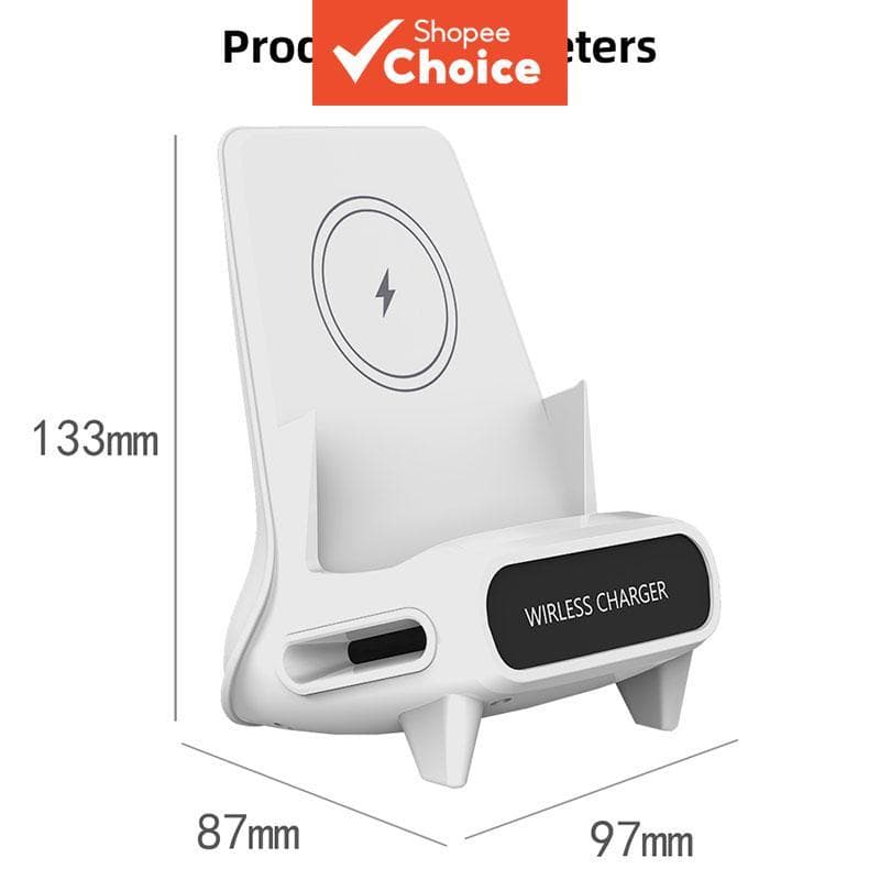 Suporte De Telefone Para Carregador Sem Fio De Mesa Estação De Carregamento Rápido iPhone 17 16 15 Samsung