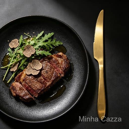 6/12/18 Pcs Faca Churrasco Ouro Laminada Extremamente Afiada Cabo Confortável