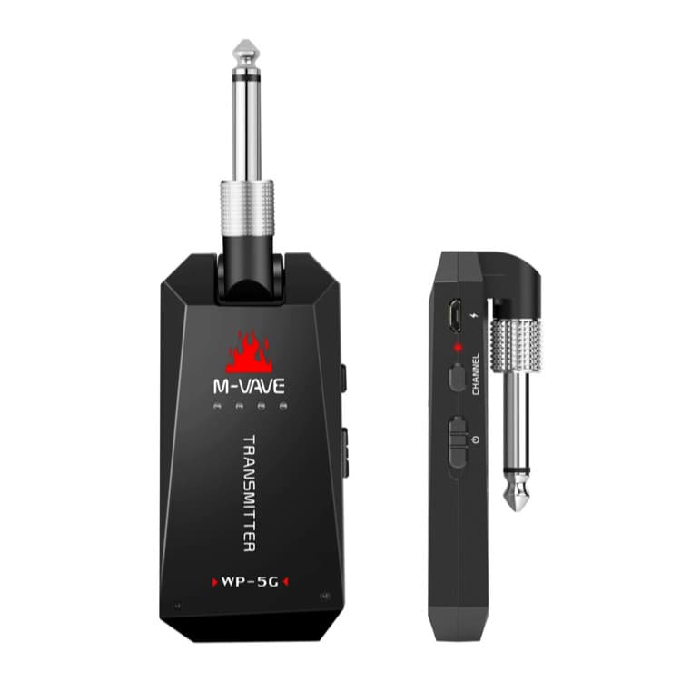 M-VAVE WP-5G 5.8G Wireless Guitar System Rechargeable Audio Transmitter Receiver Guitar Amplifier Guitar Accessory Type