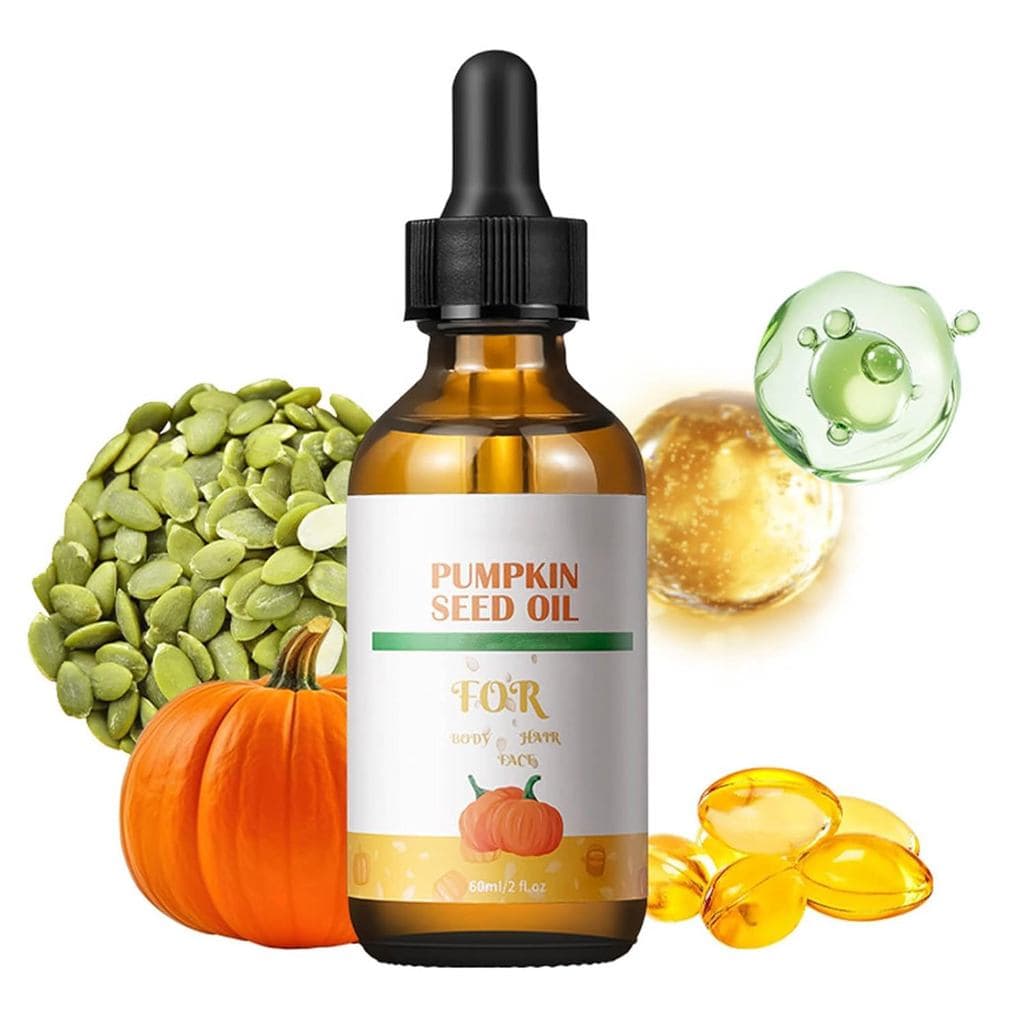 Óleo de Semente de Abóbora Orgânico, para Cabelos Secos e Danificados, Hidratante, Nutritivo para o Couro Cabeludo - Lev