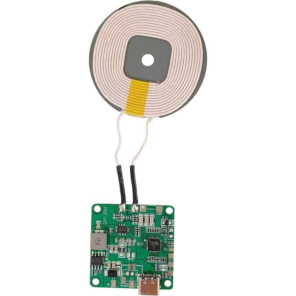 Módulo de carregamento automotivo DIY tipo bobina de 20W, interface de peças gikfunek1984, módulo de carregamento rápido