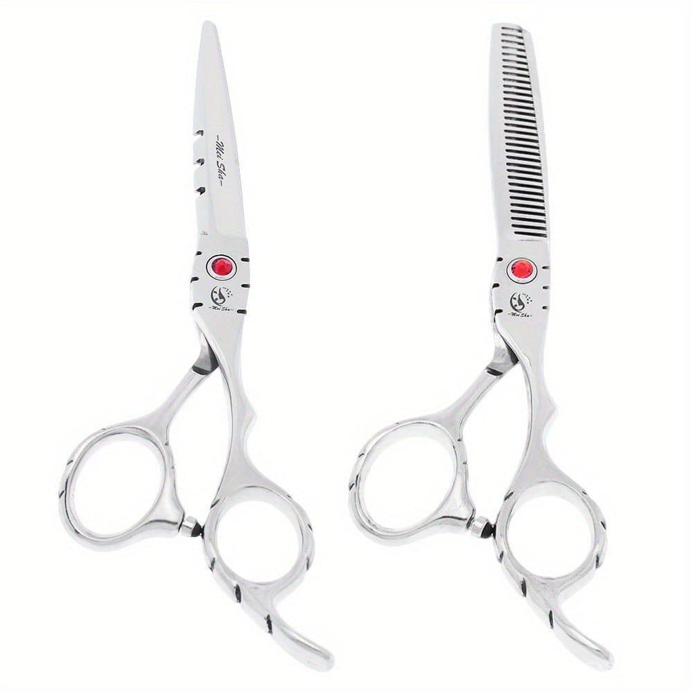 Tesoura de Cabelo Profissional de 13,97cm e 15,24cm em Aço JP440C, Tesoura de para Salão, Tesoura de Desbaste para