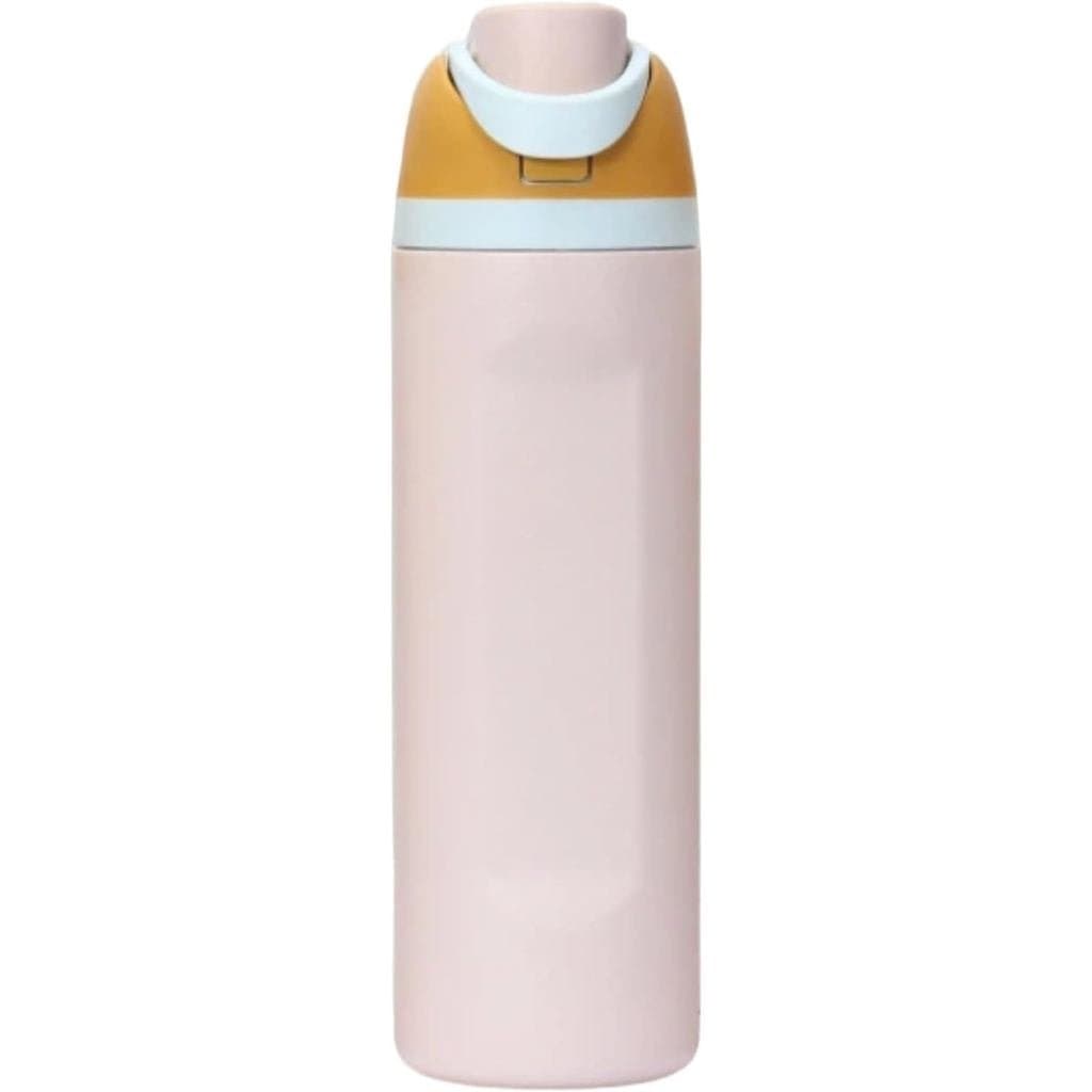 Copo de Água Esportivo de Aço Inoxidável para Mulheres, Design Elegante e à Prova de Vazamentos, Garrafa Térmica Portáti