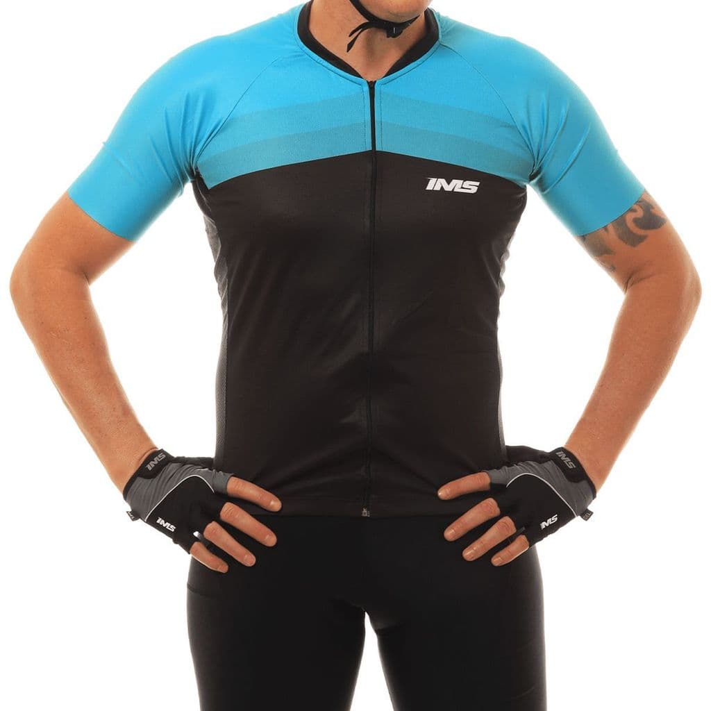 Camisa de Ciclismo IMS Racing Milano Azul