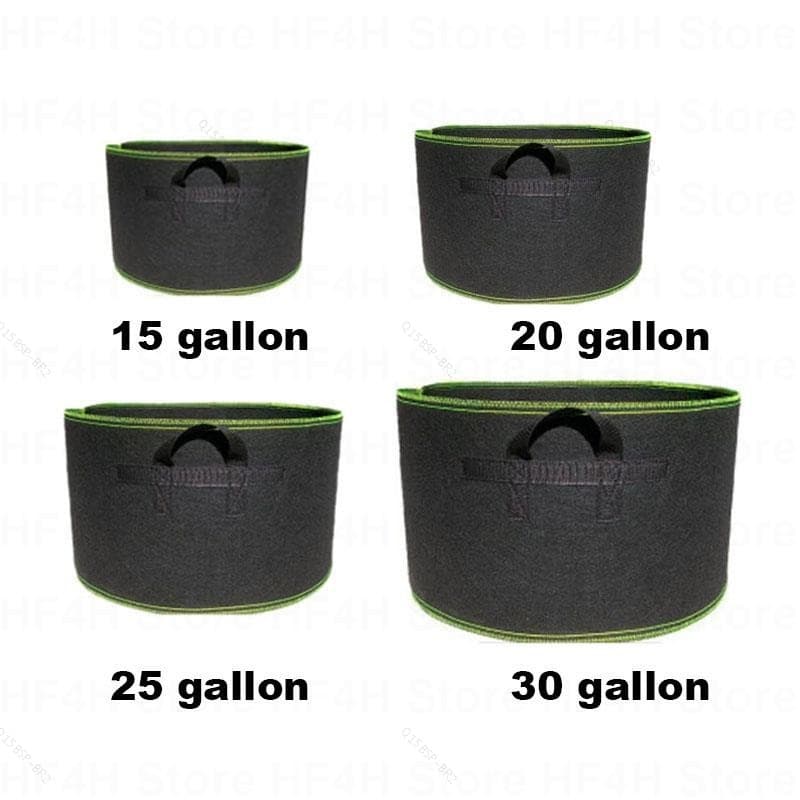 Crescer Sacos De Plantas Vegetais Vasos De Árvores Ferramenta De Jardim Tecido De Morango Crescente Flor Jardin 15 20 25