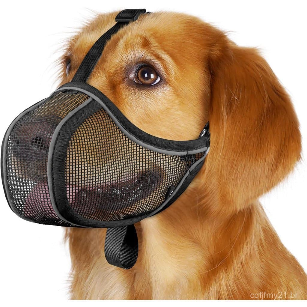 Focinheira para Cães para Prevenir Mordidas, Forrageamento e Mastigação, Focinheiras de Malha Macia para Filhotes e Cães