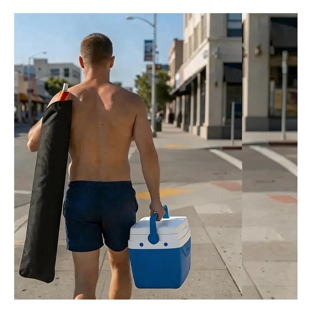 Capa Case Bag Protetora Guarda Sol Verão Praia Impermeavel