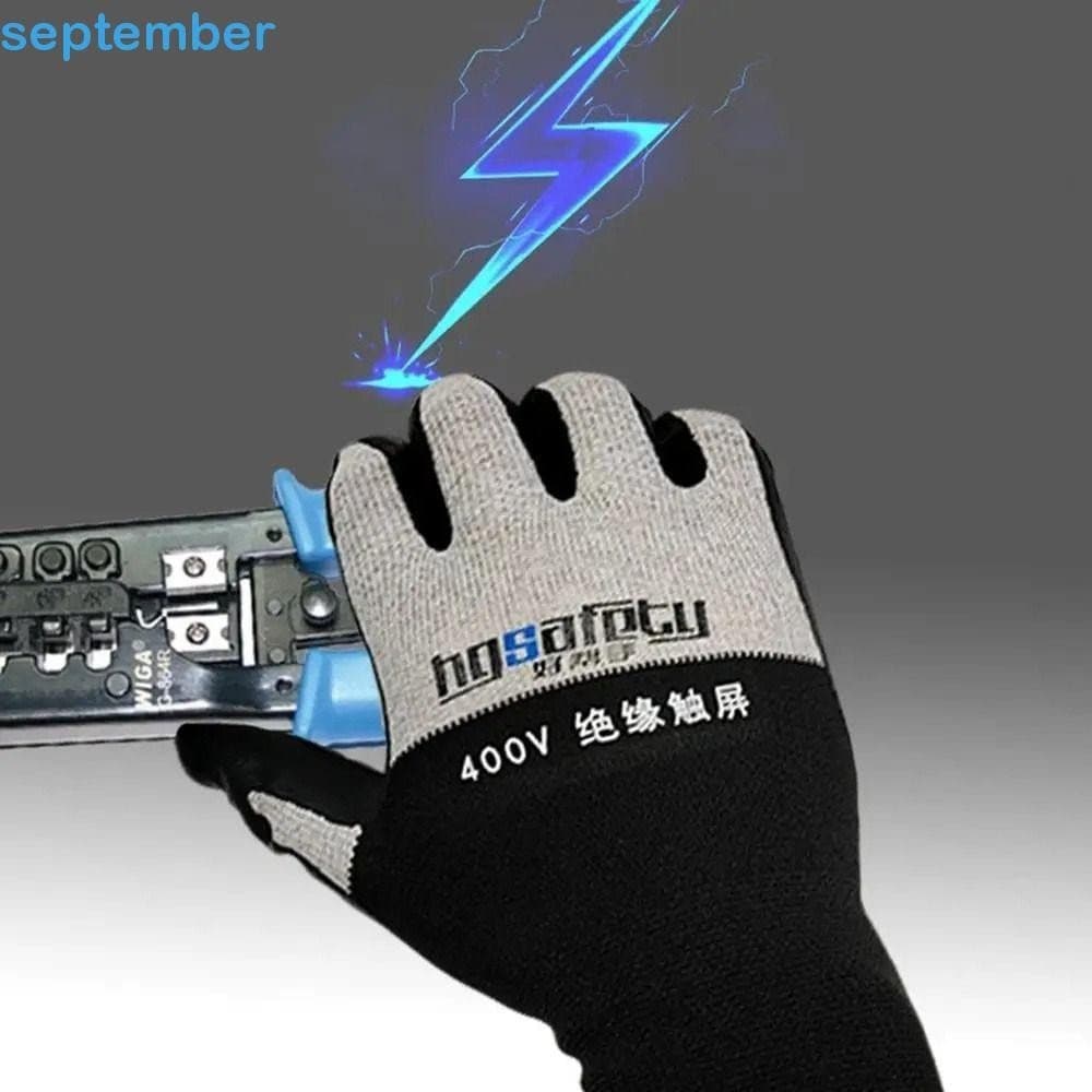 Luvas Isolantes Elétricas SEPTEMBERB , Anti-Eletricidade Com Tela Sensível Ao Toque De Tensão 400V/500V
