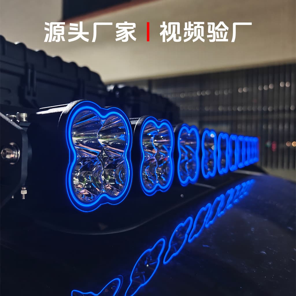 Farol LED de 4 polegadas em formato de trevo para veículos off-road, para Wrangler, Tank 300, modificação de veículos of