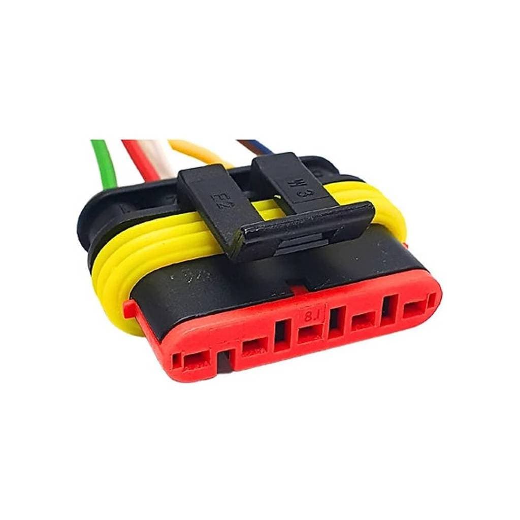 Chicote Soquete Conector Plug Cabo Lanterna Guerra Randon