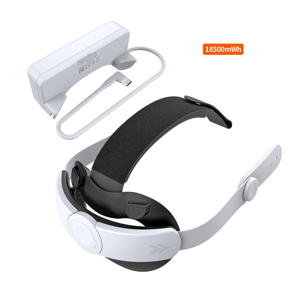 Adequado para Meta quest 3S VR fone de ouvido de substituição ajustável quest 3 capacete Universal bateria bateria recar