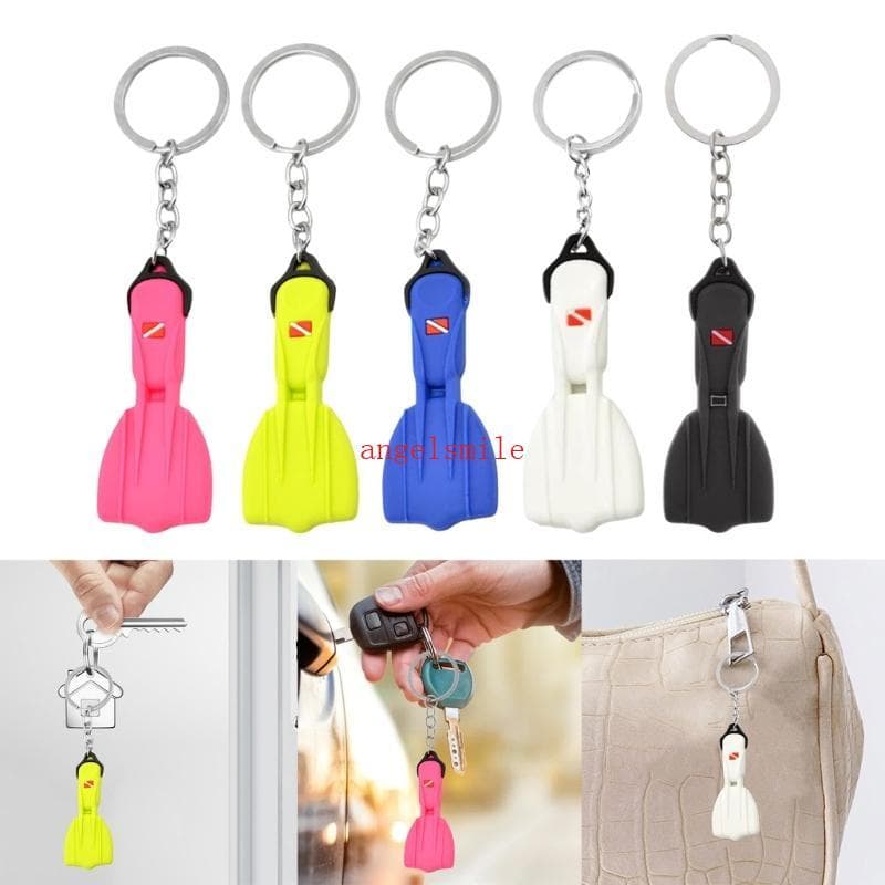 Chaveiro Lembrança Mergulho, Designs Barbatana Acessório Para Fãs E Aventureiros