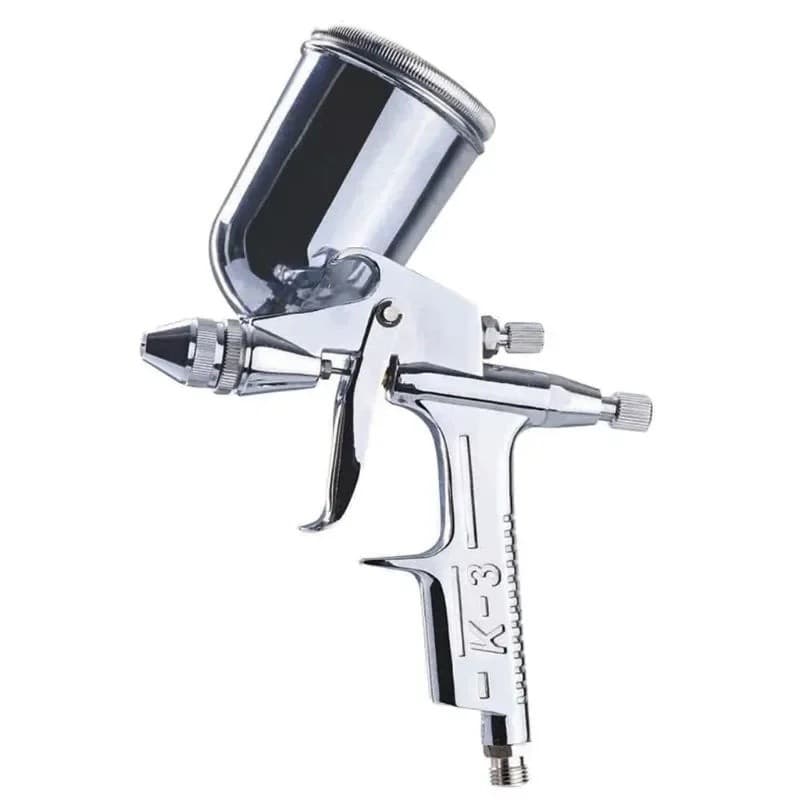 1pc Mini Pistola De Ar 125ml Bico De 0.5mm-Aerógrafo Pneumático Profissional Para Pintura De Carro , Repintura De Móveis