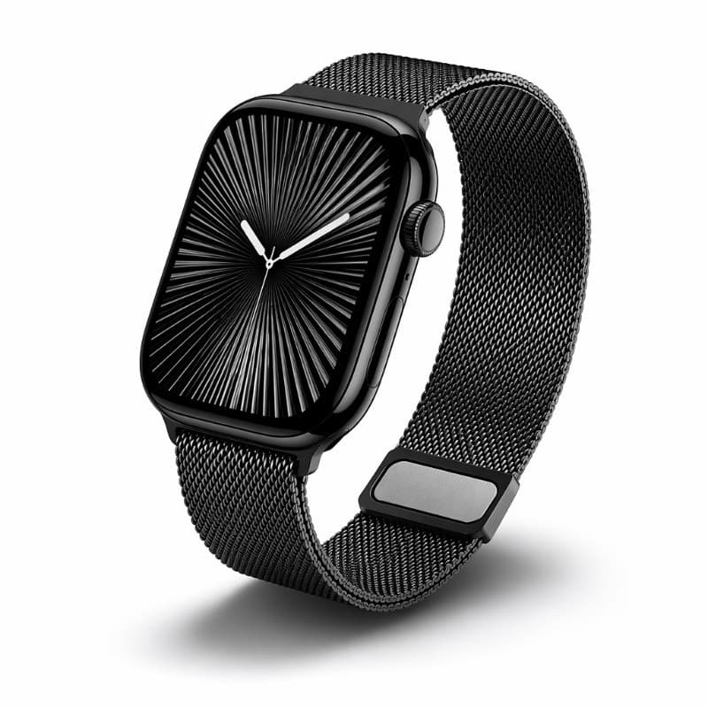 Pulseira Milanese Aço Inox Fecho Magnético Apple Watch Premium Conforto Dia Todo Compatível Ultra 38-49mm