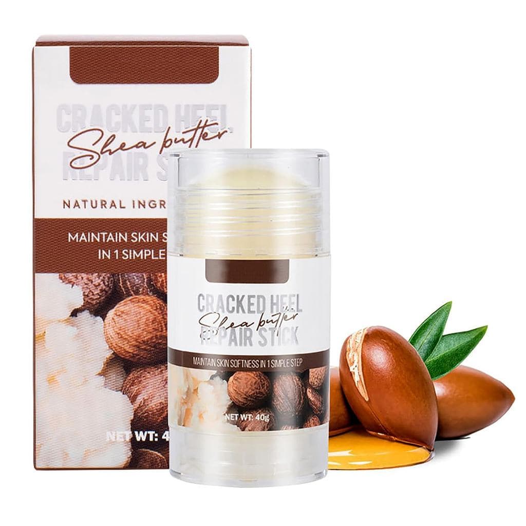 Bastão Reparador para Mãos e Pés Secos e Rachados com Manteiga de Karité, Creme Hidratante para os Pés com Manteiga de K