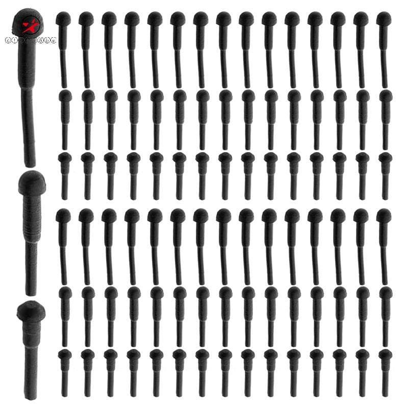 100 Peças Tesoura De Borracha , Substituição Amortecedor Cabelo Barbeiro Rolha 3 Tamanhos Acessórios De Mistos zctz4d8be