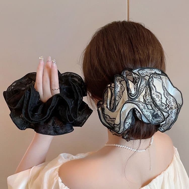 Laço de cabelo do intestino grande senhoras High-End moda cabeça gravata adulto laço de cabelo laço de cabelo 2024 novo
