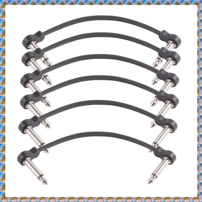 [bo7w15gmoh.br] Cabo De Pedal De Guitarra Remendo De Efeitos Curto Preto
