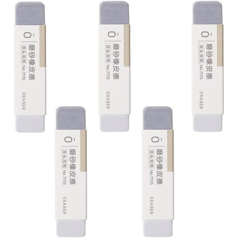 Borracha Fosca 5 Peças, Borracha Fosca para Caneta Gel, Caneta-Tinteiro, Caneta de Tinta, Ferramentas de Correção de Pap
