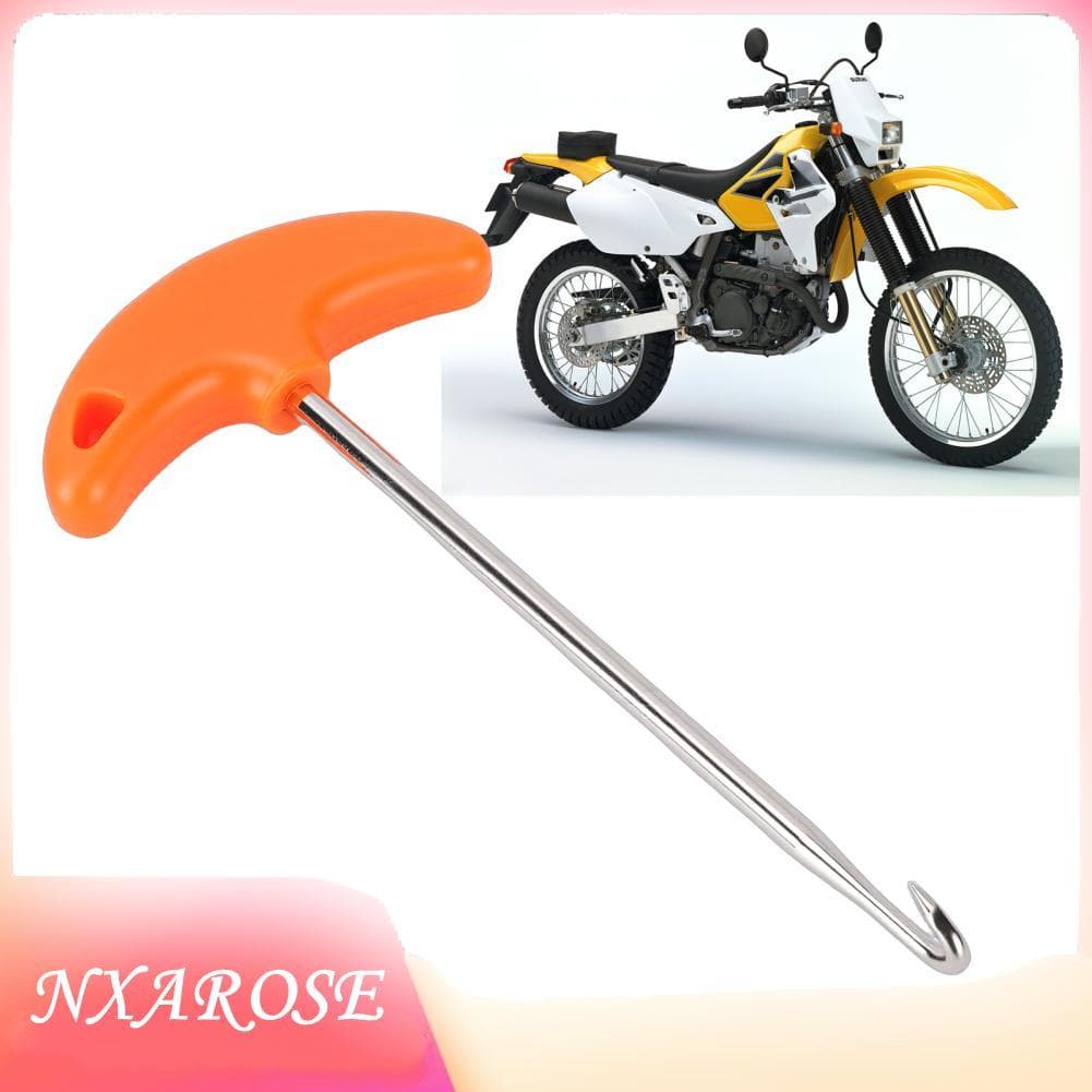 Nxarose GEERYZHE 2 PCS T Handle Ferramenta extrator de gancho de mola de freio para motocicleta Bicicleta ATV em forma