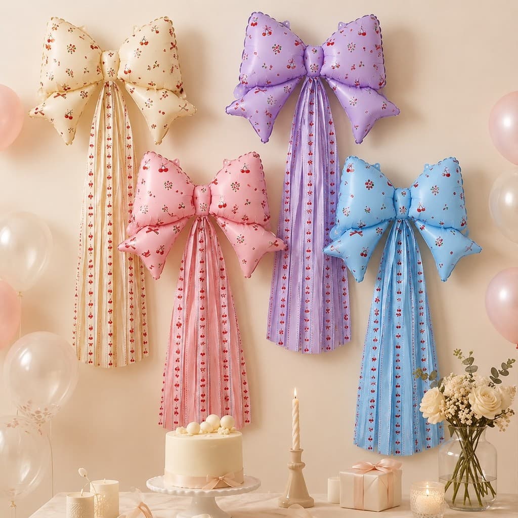 Opção De Balão De Arco De Borla Floral Leve Para Decoração De Festa , Adereços Fotográficos E Celebração De Aniversário