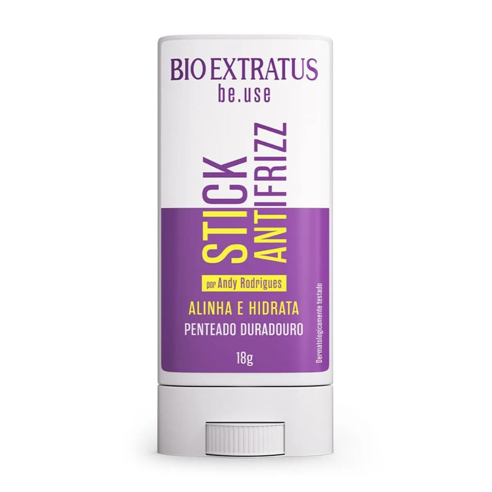 Stick Antifrizz Bio Extratus Be Use 18g Hidrata Pentado Duradouro Finalização Profissional Cera