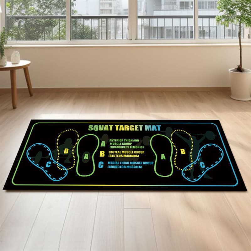 [Novo produto] Tapete de agachamento absorve água antiderrapante tapete de Fitness para iniciantes tapete auxiliar para