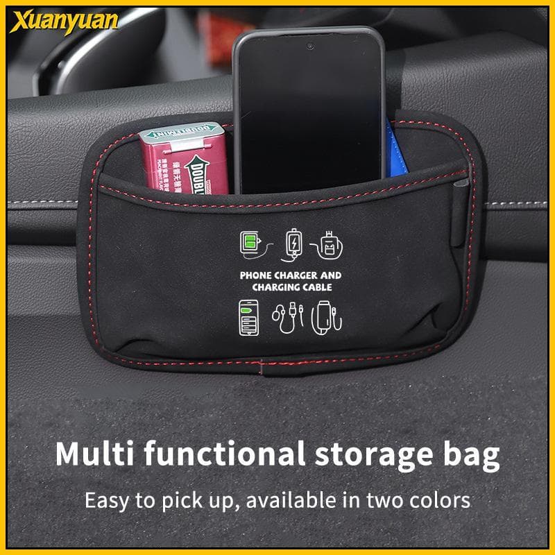 XYuan Saco De Armazenamento De Carro Para Porta Interior Universal 1PC Console De Assento De Telefone Organizador Multif