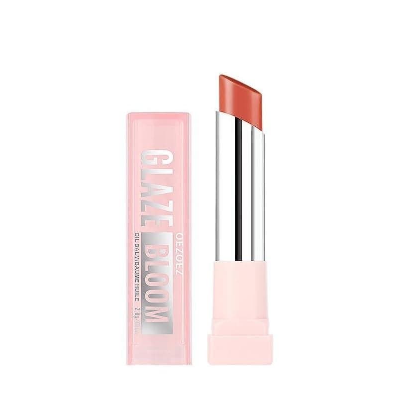 Brilho Labial Hidratante – Pink Glaze, Hidratante Volumizador com Ácido Hialurônico, Bálsamo Labial, Batom Efeito Liftin