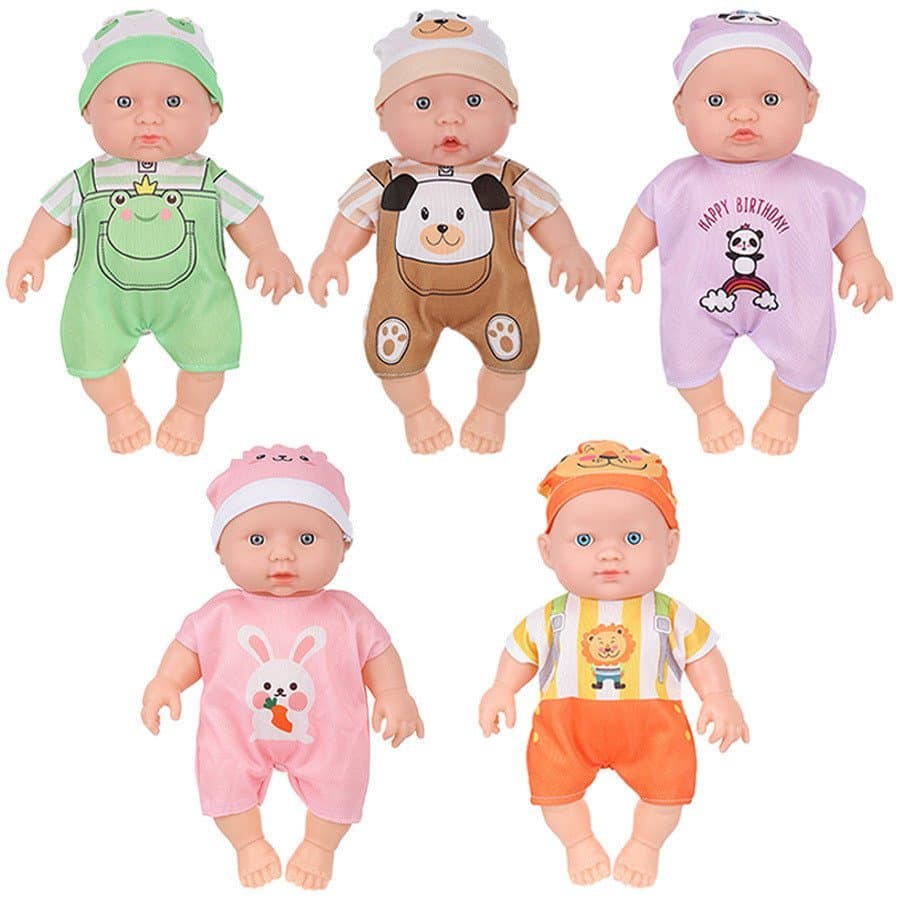 Nova Boneca de Vinil de 25CM, Boneca de Simulação de Bebê, Boneca de Educação Infantil, Boneca de 10 Polegadas, Atacado