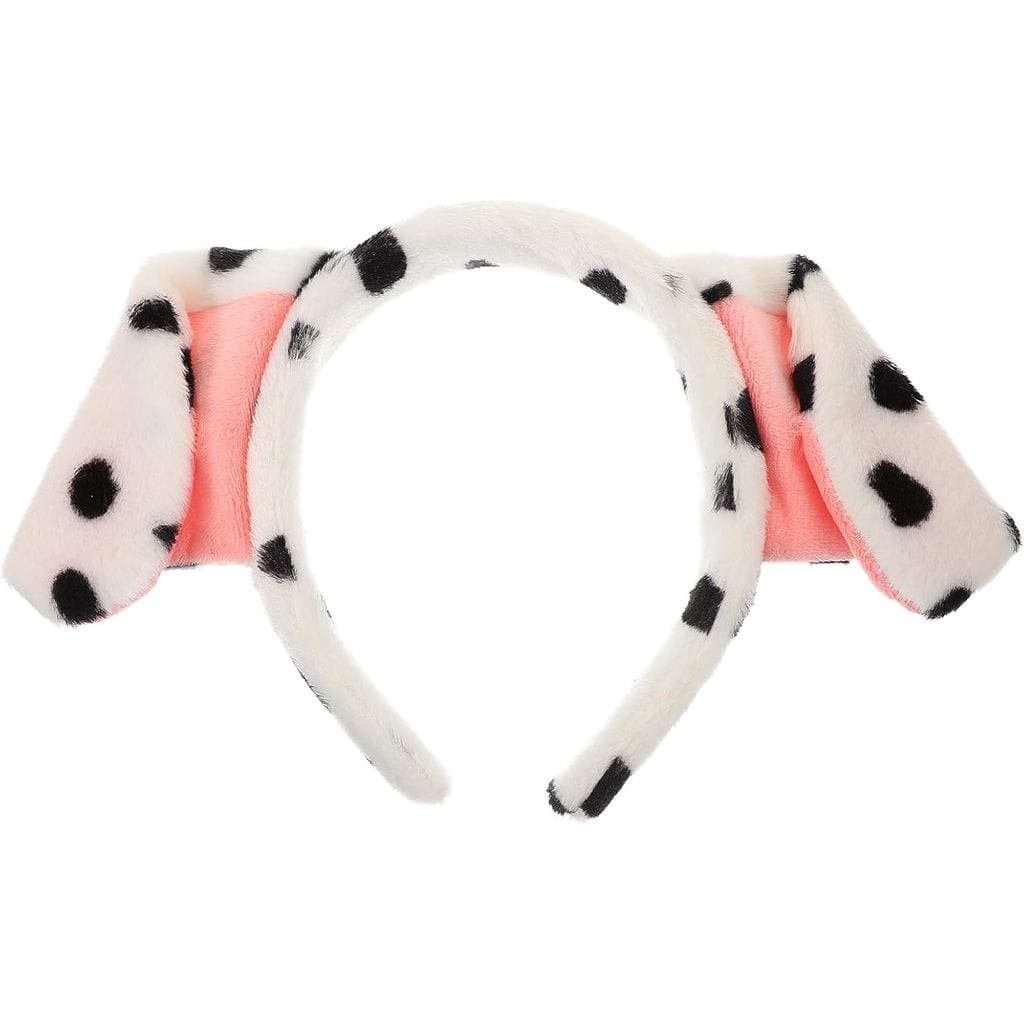 BeavortyDalmatianEarHeadb, Orelhas de Pelúcia para Crianças, Ideal para Festas de Halloween, Acessórios de Maquiagem par