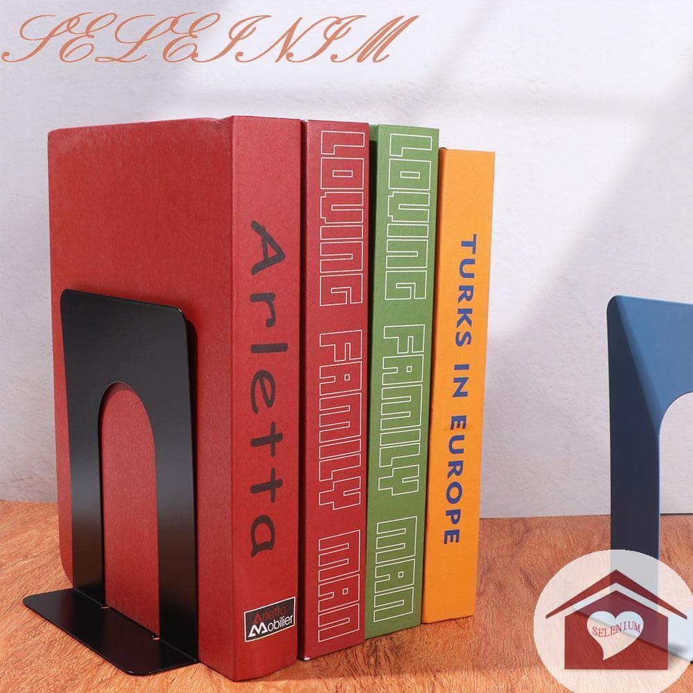 Suporte De Livro De Ferro Selênio , Suportes De Mesa De Exibição Duráveis , Minimalista De Rack De Simples Em Forma De L