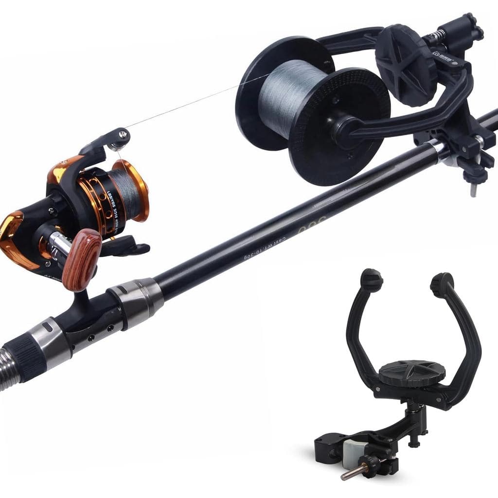 Carretel De Linha De Pesca-Portátil Enrolador Sistema De Estação De Enrolamento Baitcaster Spooler Máquina Ferramenta
