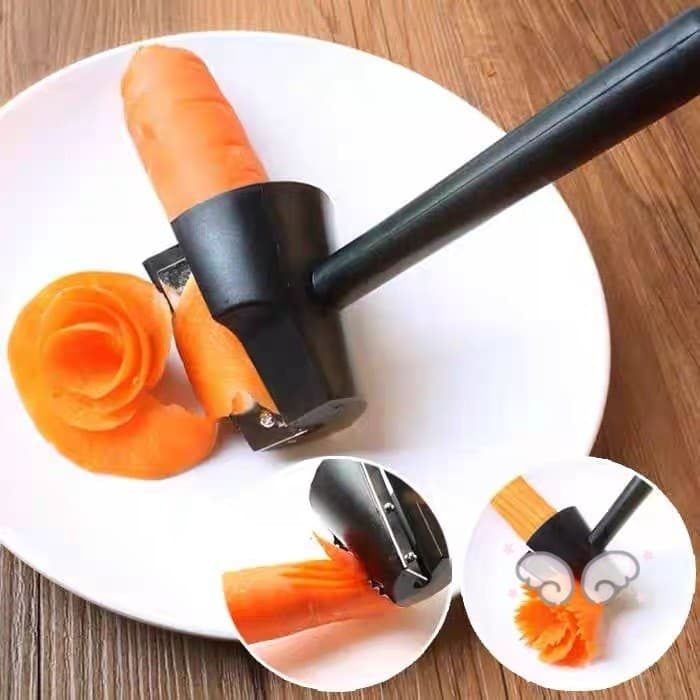 Cortador Espiral Para Cenoura Rabanete Batata-Descascador De Frutas Flor Escultura Ferramenta De Cozinha