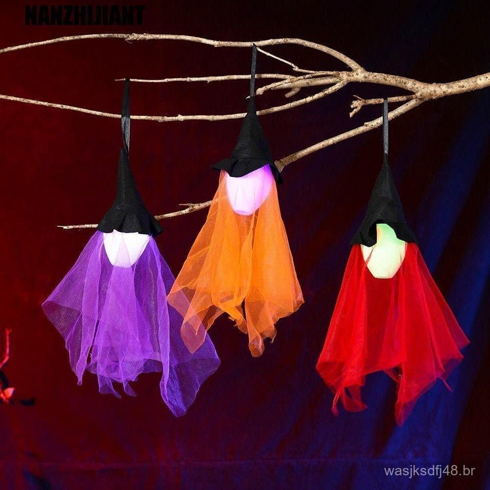 NANZHIJIANT Fantasma Pendurado De Halloween Brilhante , De Bruxa Brinquedos Fantasmas , Caveira