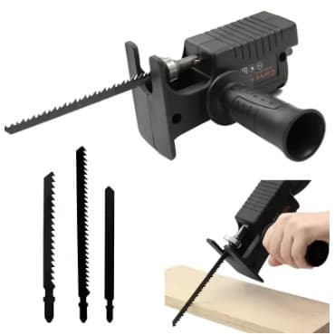 Adequado para brocas elétricas e chaves de fenda Kits adaptadores de serra curva, ferramentas de corte para trabalhar ma