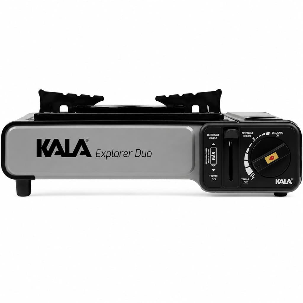 Fogareiro a Gás Kala Explorer Duo 2,3kW Portátil