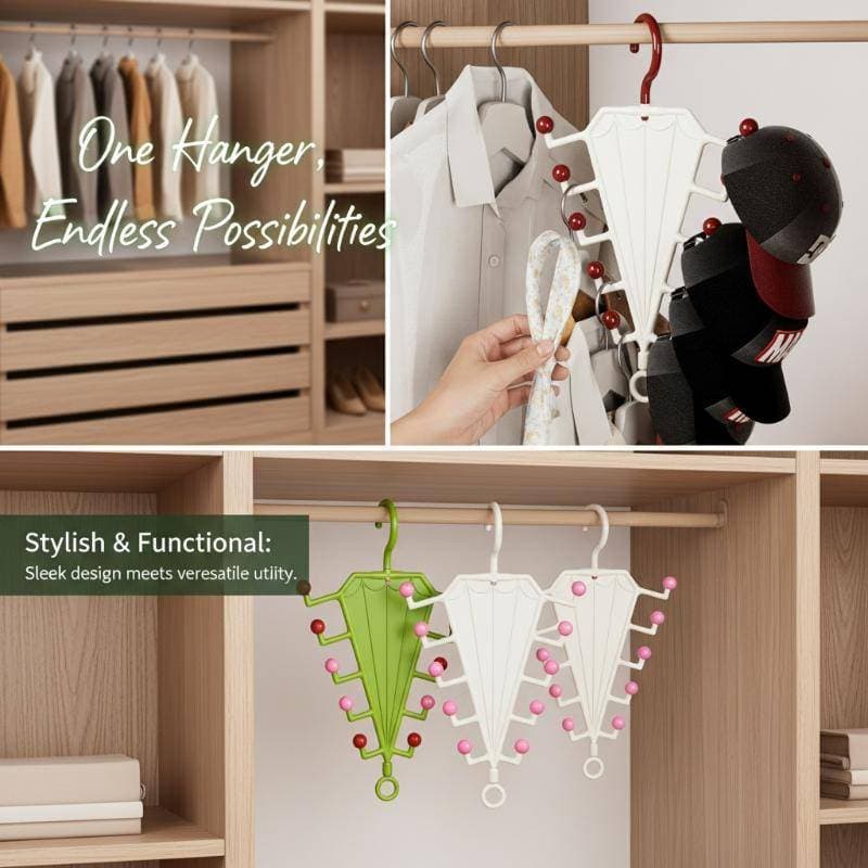 Cabide De Armário Multifuncional Em Forma De V , Economia De Espaço Para Roupas , Chapéus , Cintos , Cachecóis , Casaco