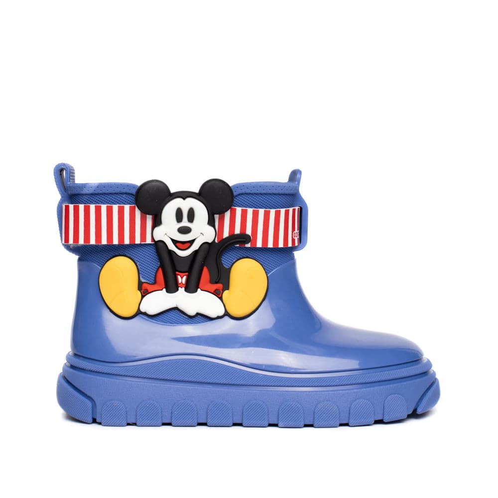 Bota Galocha Infantil Grendene Mickey Azul Escuro
