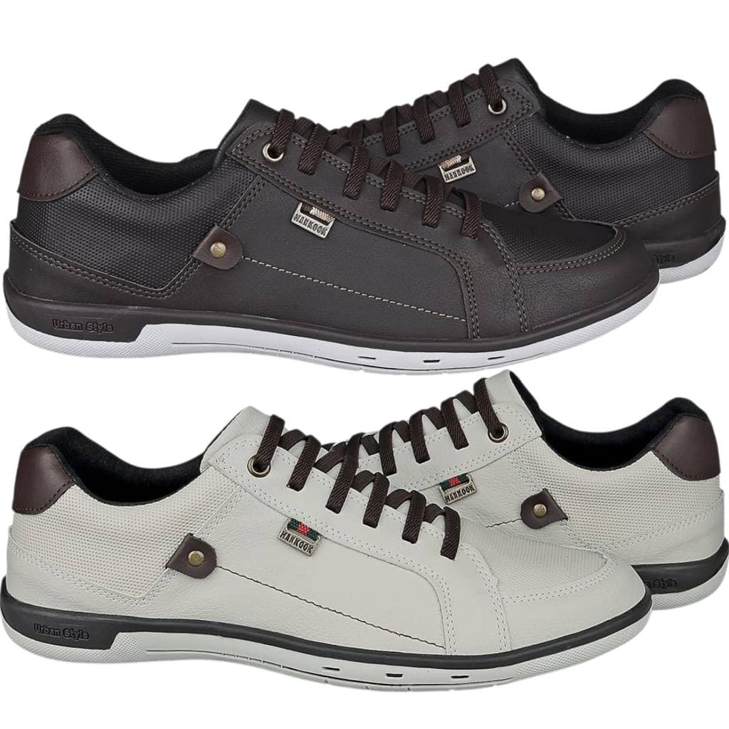 KIT 2 PARES SAPATO TENIS ELASTICO CONFORTAVEL CALCE FACIL SOLADO ANTIDERRAPANTE