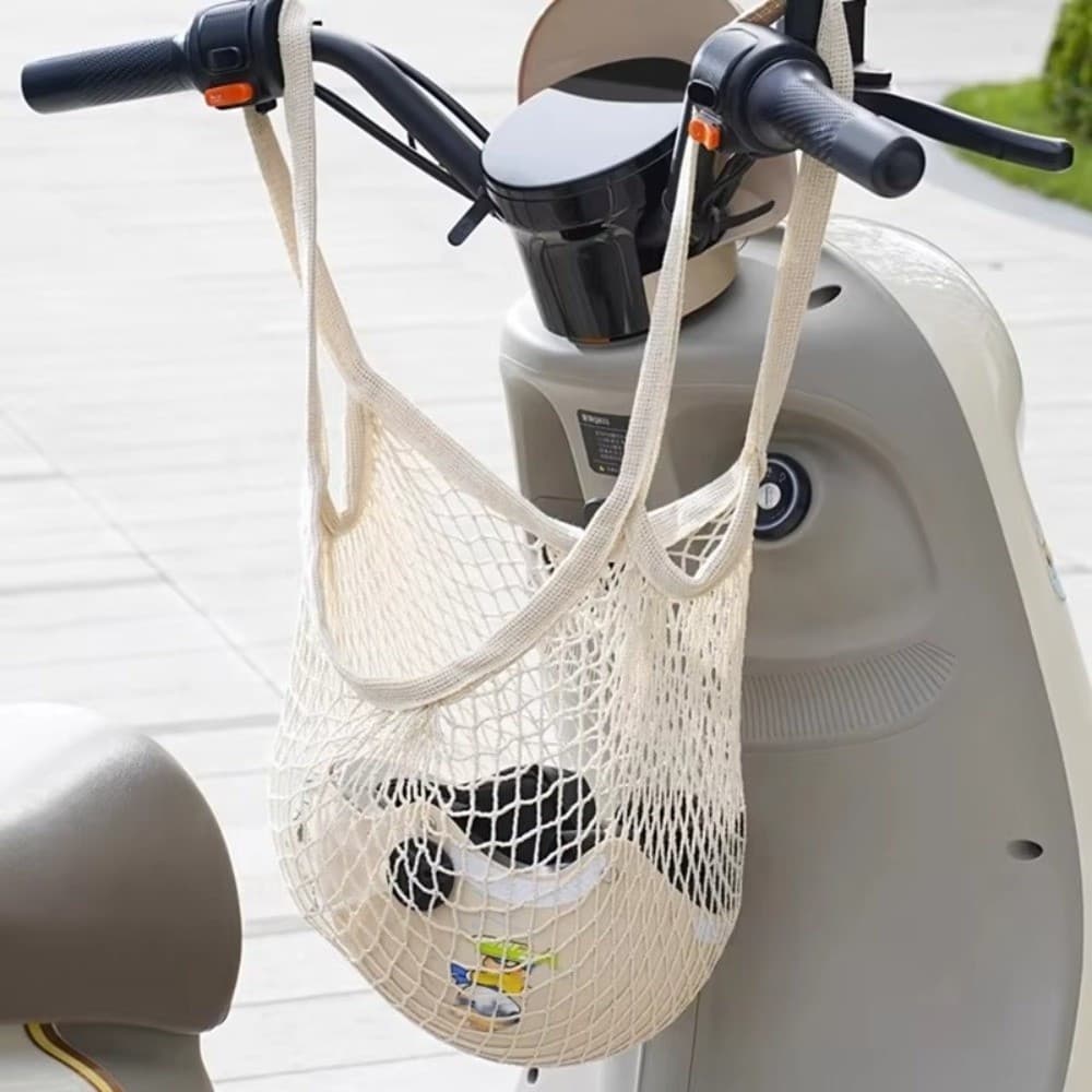 Bagagem Para Capacetes De Motocicleta SUHU , Bolsa De Malha Pendurar Armazenamento De Scooter Guidão